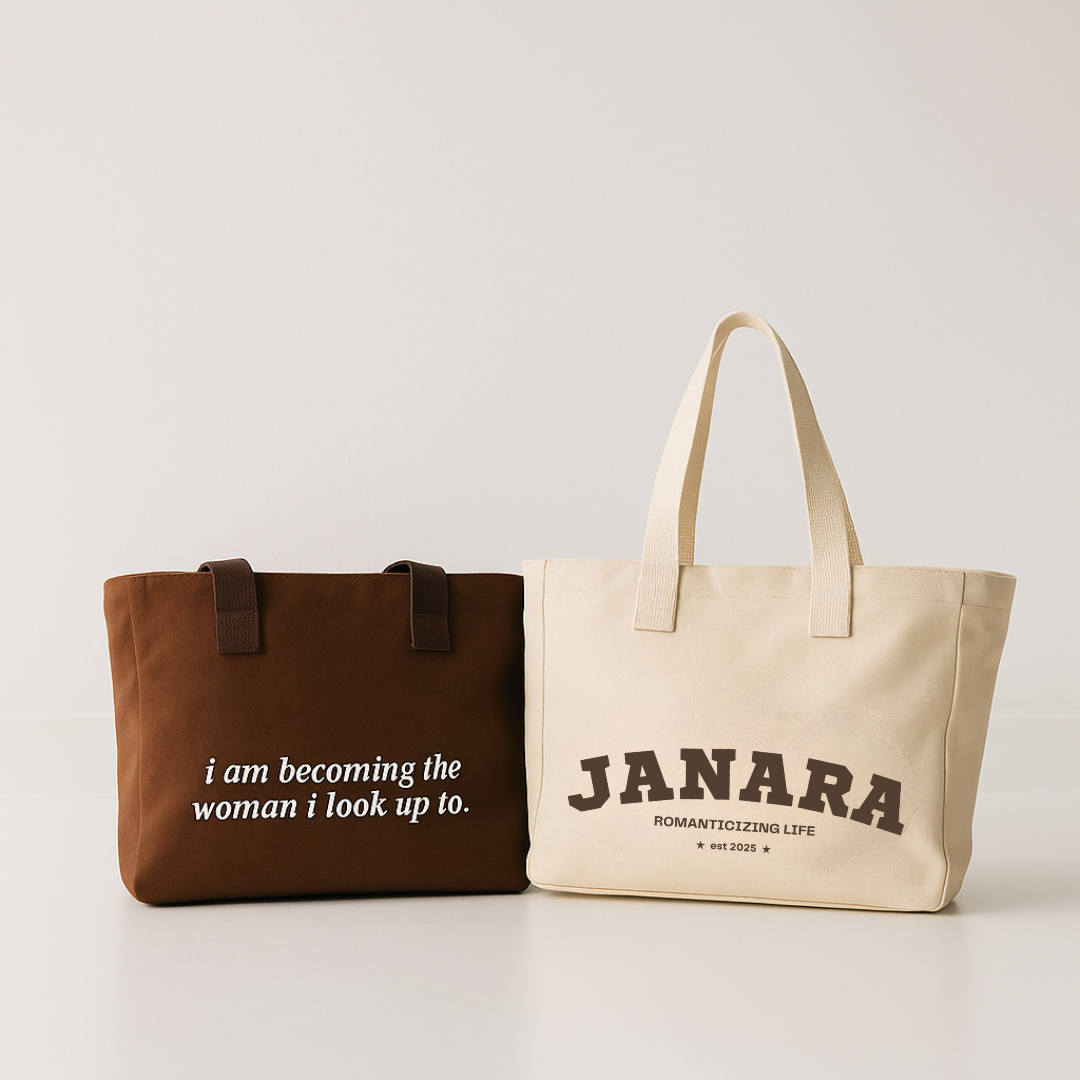 Bundle & Save: Totebag Combo (Brown and Beige)