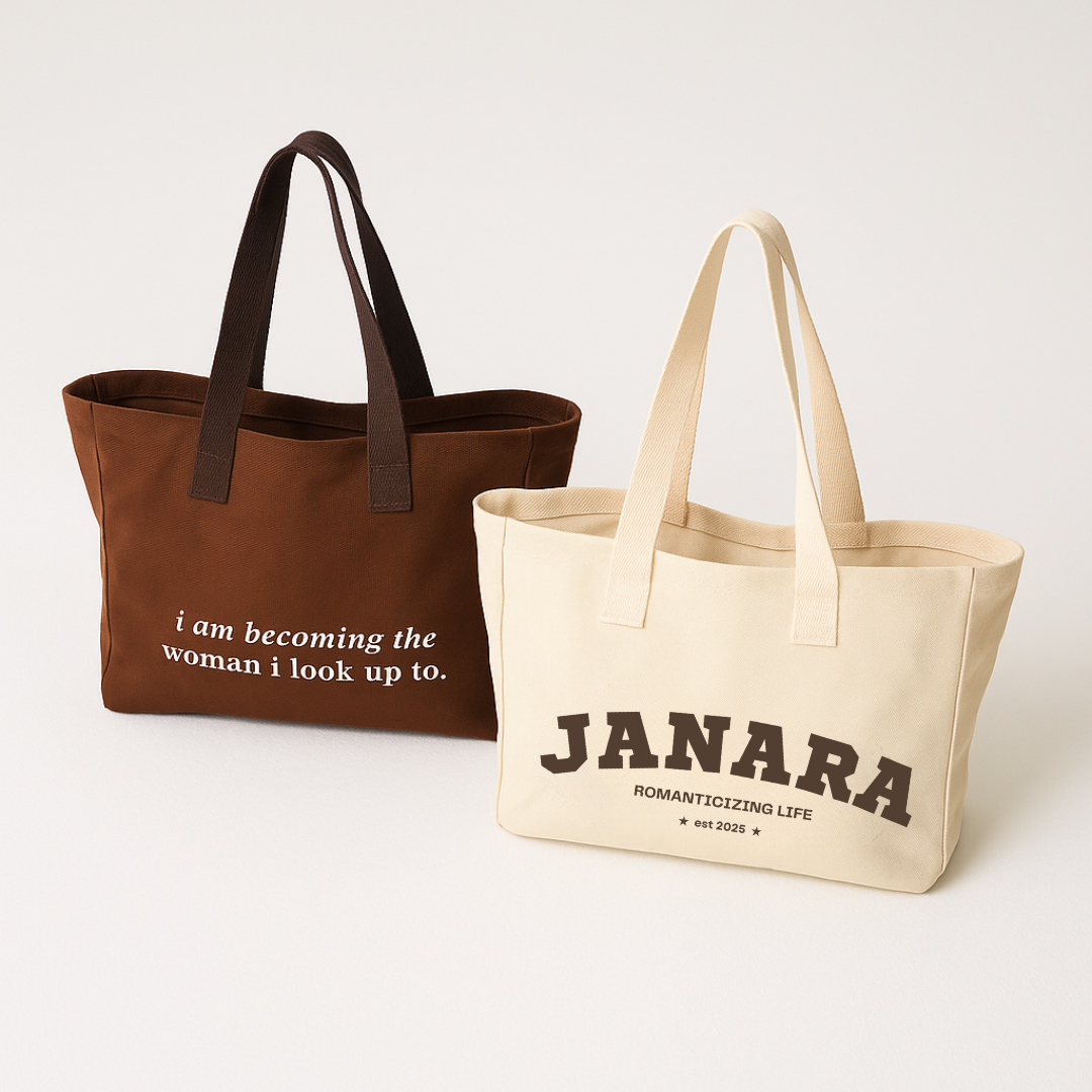 Bundle & Save: Totebag Combo (Brown and Beige)