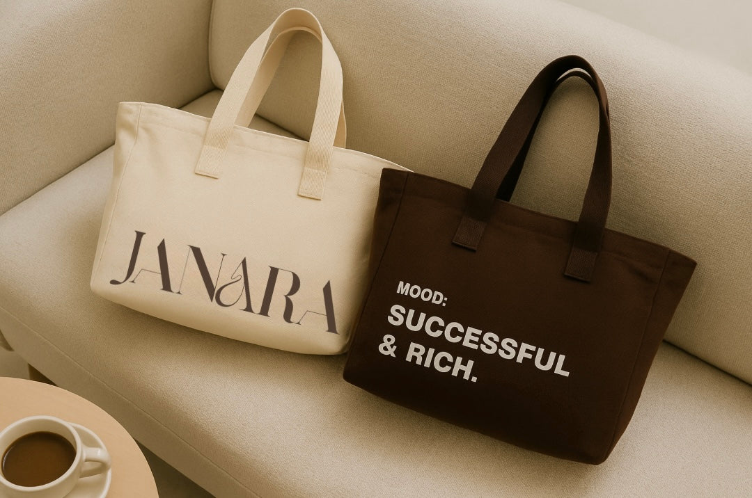 Bundle & Save: Combo Totebag (Beige and Brown)
