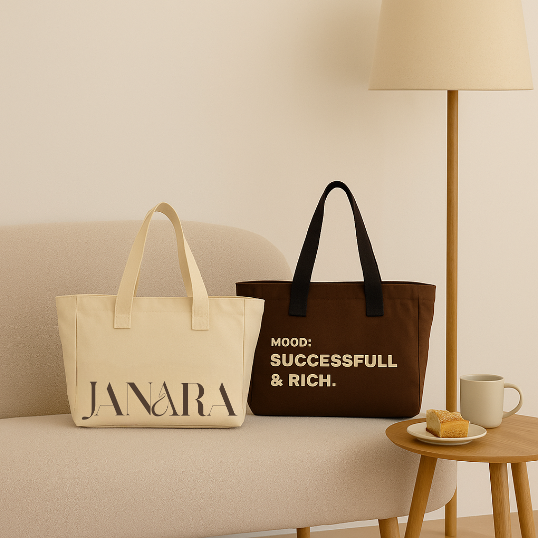 Bundle & Save: Combo Totebag (Beige and Brown)