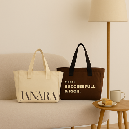 Bundle & Save: Combo Totebag (Beige and Brown)